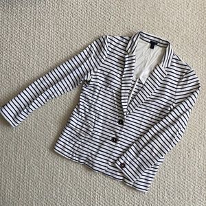 J. Crew Blazer - Navy & White Stripe - Size S